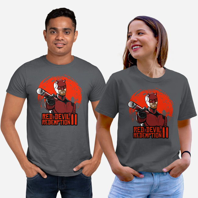 Red Devil Redemption-Unisex-Basic-Tee-joerawks