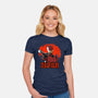Red Devil Redemption-Womens-Fitted-Tee-joerawks