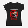 Devilhead-Womens-V-Neck-Tee-joerawks