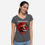 Devilhead-Womens-V-Neck-Tee-joerawks