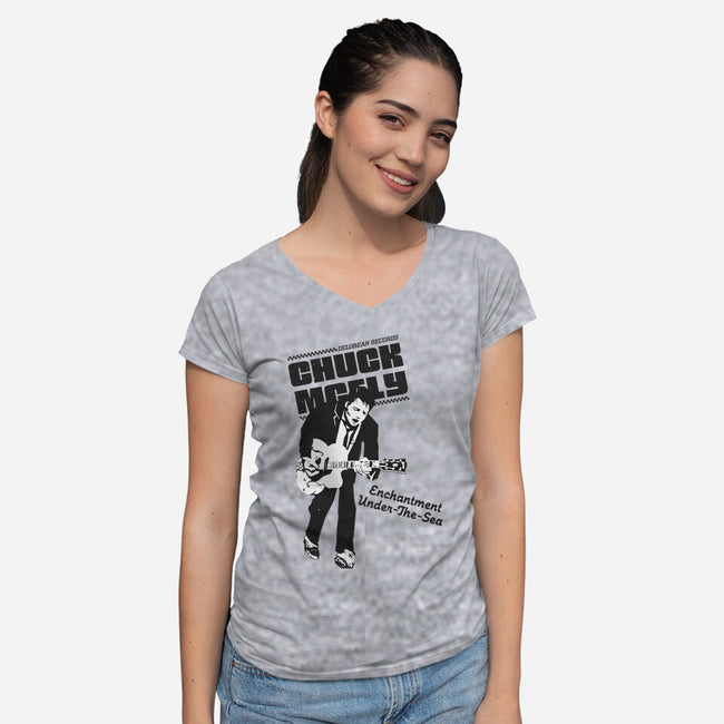 Enchantment Under The Sea-Womens-V-Neck-Tee-Getsousa!