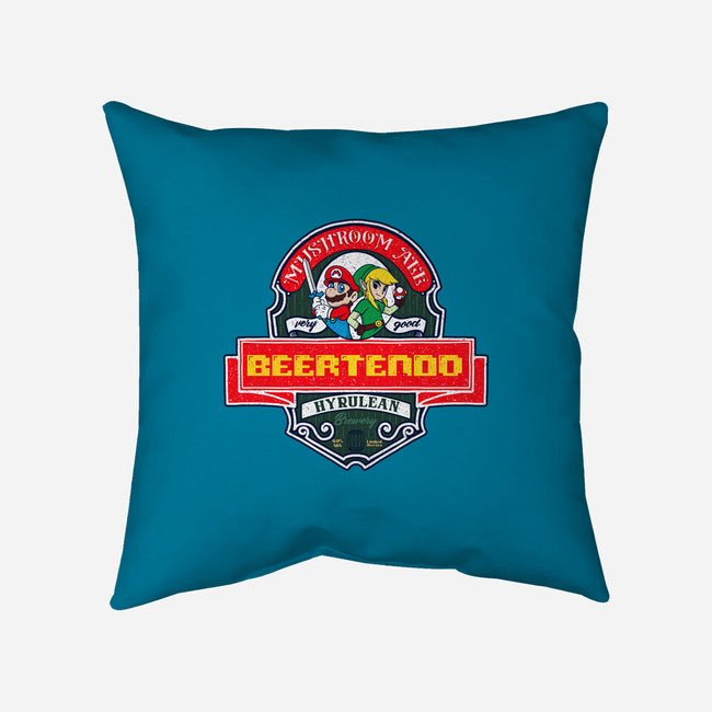 Beertendo-None-Removable Cover w Insert-Throw Pillow-sebasebi