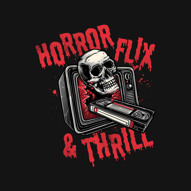 Horrorflix And Thrill-Unisex-Crew Neck-Sweatshirt-momma_gorilla