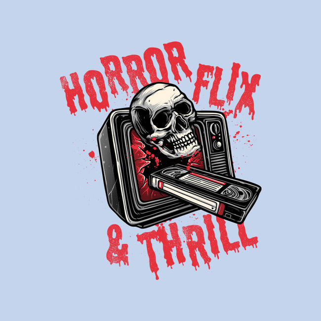 Horrorflix And Thrill-Unisex-Crew Neck-Sweatshirt-momma_gorilla