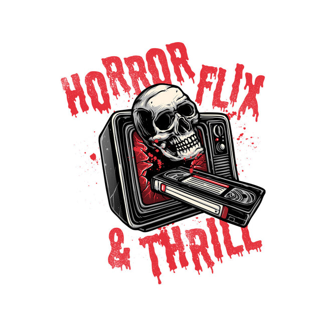 Horrorflix And Thrill-Unisex-Crew Neck-Sweatshirt-momma_gorilla