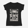 Dungeon Feast-Womens-V-Neck-Tee-Arigatees