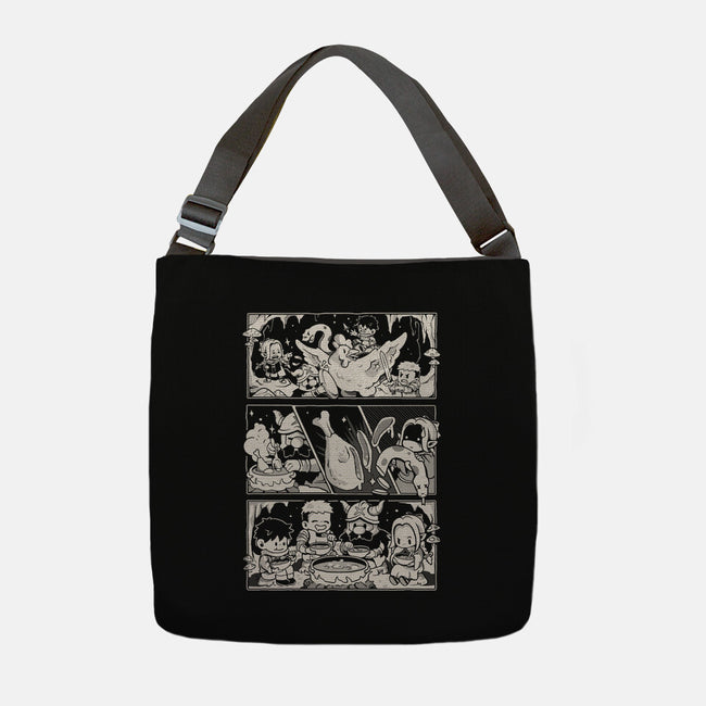 Dungeon Feast-None-Adjustable Tote-Bag-Arigatees