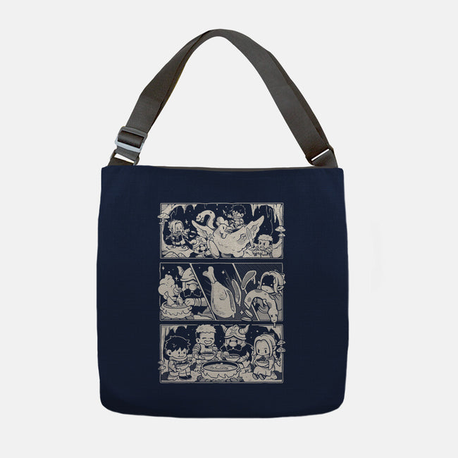 Dungeon Feast-None-Adjustable Tote-Bag-Arigatees