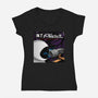 My Robot Romance-Womens-V-Neck-Tee-jasesa