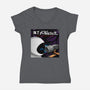 My Robot Romance-Womens-V-Neck-Tee-jasesa