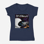 My Robot Romance-Womens-V-Neck-Tee-jasesa