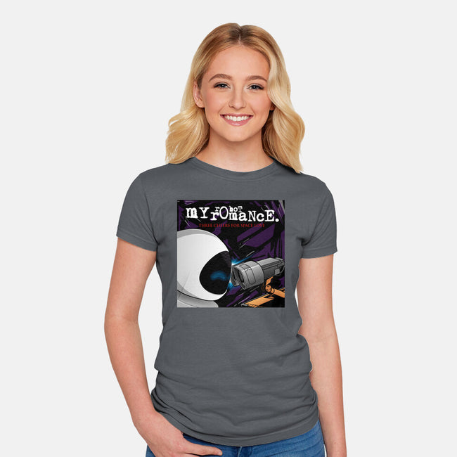 My Robot Romance-Womens-Fitted-Tee-jasesa