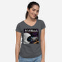 My Robot Romance-Womens-V-Neck-Tee-jasesa