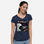 My Robot Romance-Womens-V-Neck-Tee-jasesa
