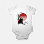 Ink Red Panda-Baby-Basic-Onesie-ddjvigo