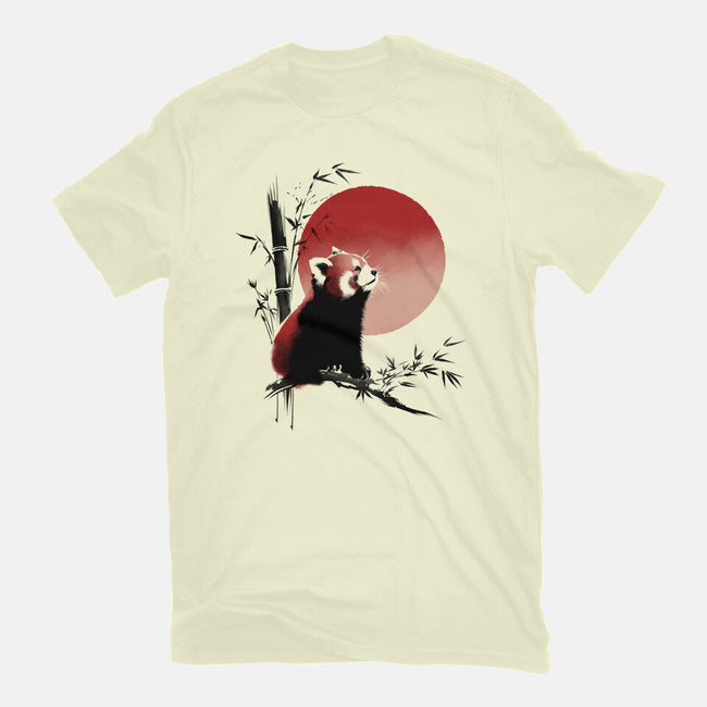 Ink Red Panda-Mens-Basic-Tee-ddjvigo