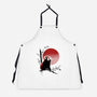 Ink Red Panda-Unisex-Kitchen-Apron-ddjvigo