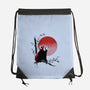 Ink Red Panda-None-Drawstring-Bag-ddjvigo