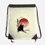 Ink Red Panda-None-Drawstring-Bag-ddjvigo
