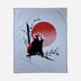 Ink Red Panda-None-Fleece-Blanket-ddjvigo