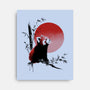 Ink Red Panda-None-Stretched-Canvas-ddjvigo