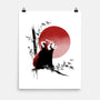 Ink Red Panda-None-Matte-Poster-ddjvigo