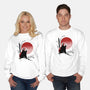 Ink Red Panda-Unisex-Crew Neck-Sweatshirt-ddjvigo