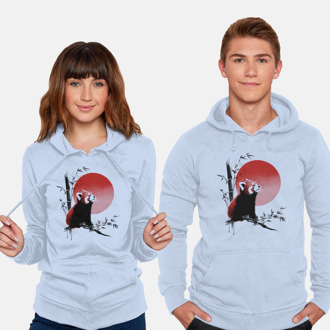 Ink Red Panda-Unisex-Pullover-Sweatshirt-ddjvigo