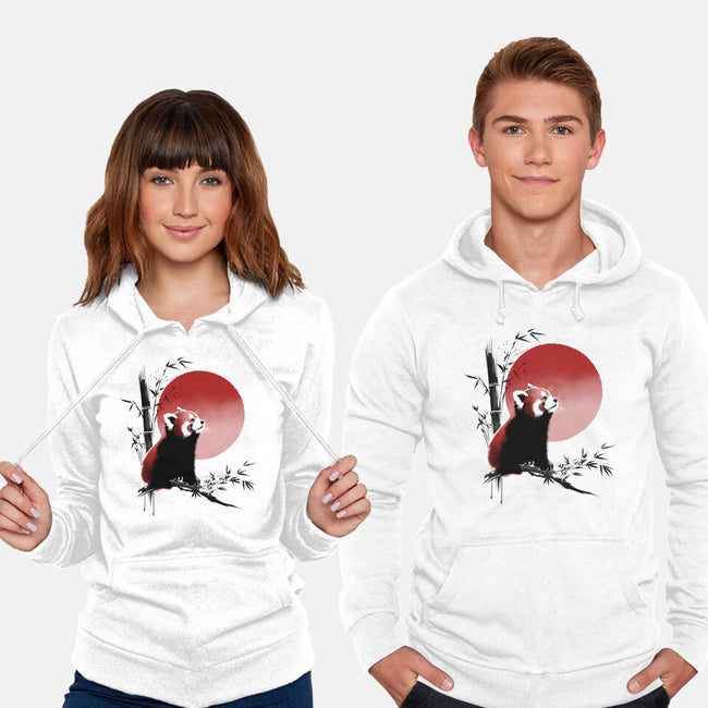 Ink Red Panda-Unisex-Pullover-Sweatshirt-ddjvigo