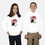 Ink Red Panda-Youth-Pullover-Sweatshirt-ddjvigo