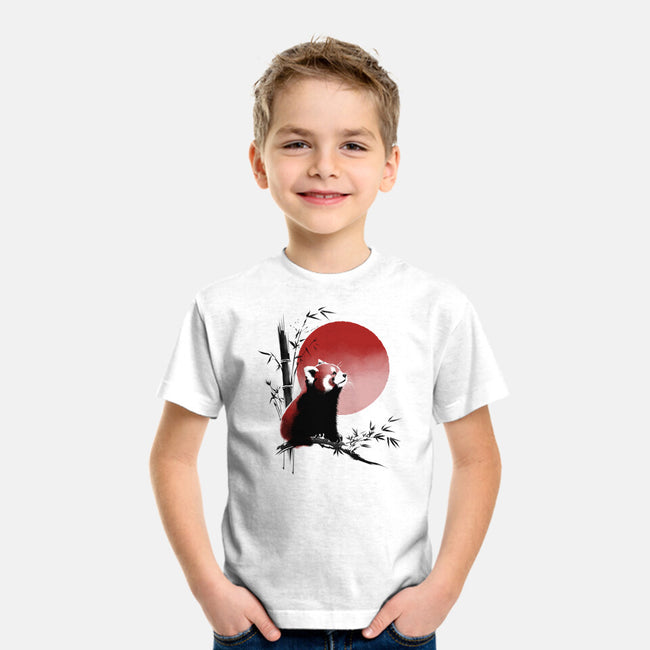 Ink Red Panda-Youth-Basic-Tee-ddjvigo