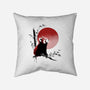 Ink Red Panda-None-Removable Cover w Insert-Throw Pillow-ddjvigo