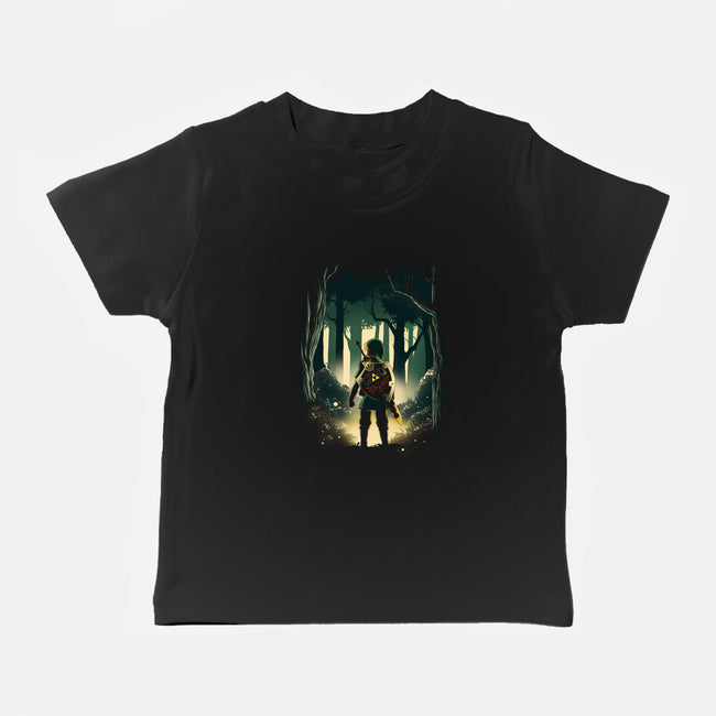 Hero In The Forest-Baby-Basic-Tee-ddjvigo