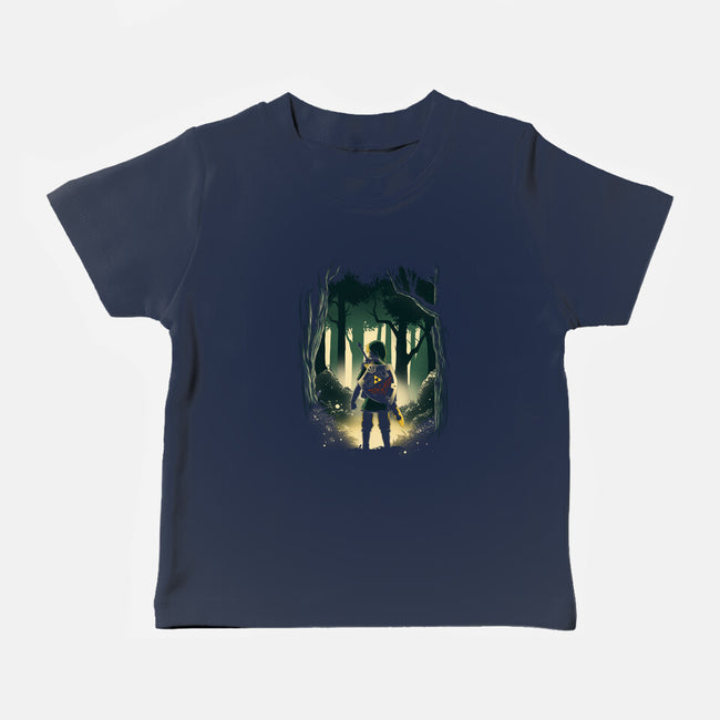 Hero In The Forest-Baby-Basic-Tee-ddjvigo