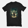 Hero In The Forest-Womens-Fitted-Tee-ddjvigo