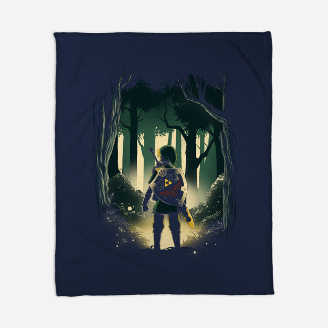 Hero In The Forest-None-Fleece-Blanket-ddjvigo