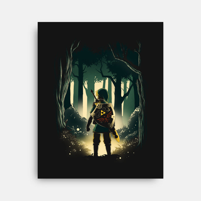Hero In The Forest-None-Stretched-Canvas-ddjvigo