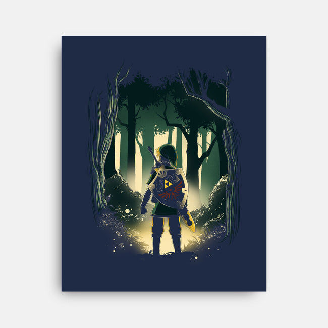 Hero In The Forest-None-Stretched-Canvas-ddjvigo