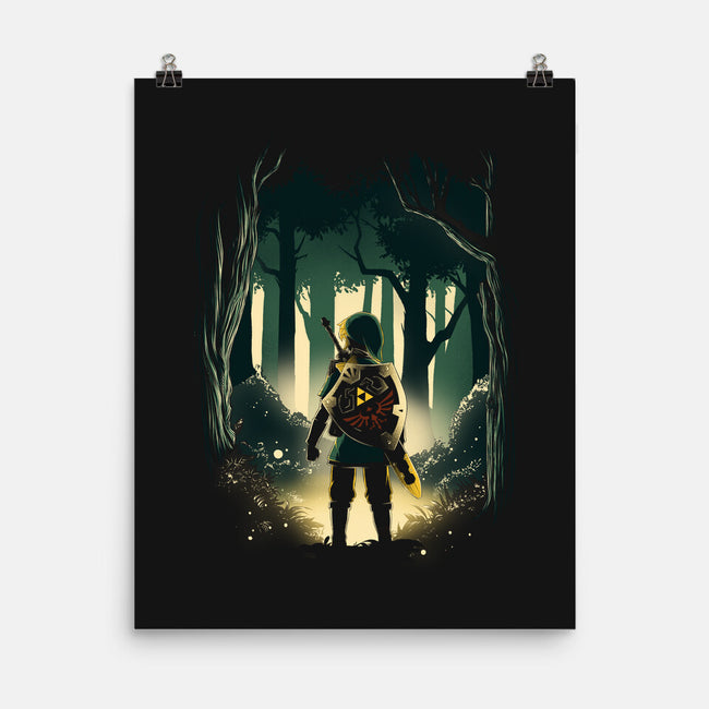 Hero In The Forest-None-Matte-Poster-ddjvigo