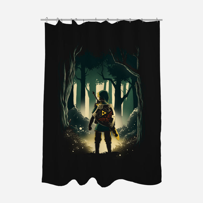 Hero In The Forest-None-Polyester-Shower Curtain-ddjvigo