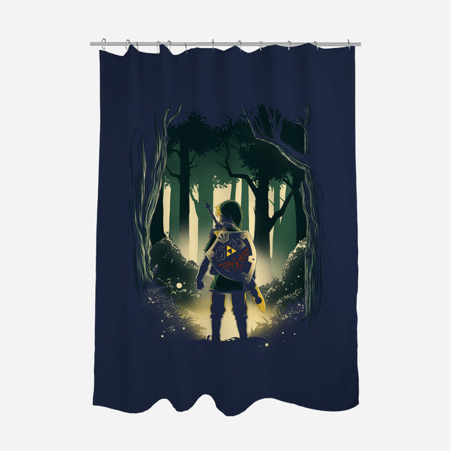 Hero In The Forest-None-Polyester-Shower Curtain-ddjvigo