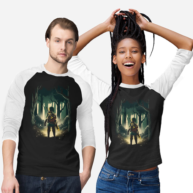 Hero In The Forest-Unisex-Baseball-Tee-ddjvigo