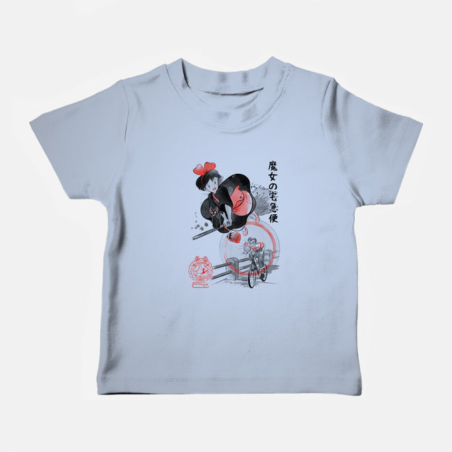Delivery Service Sumi-e-Baby-Basic-Tee-DrMonekers