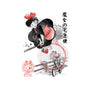 Delivery Service Sumi-e-Womens-Fitted-Tee-DrMonekers