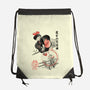 Delivery Service Sumi-e-None-Drawstring-Bag-DrMonekers
