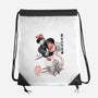 Delivery Service Sumi-e-None-Drawstring-Bag-DrMonekers