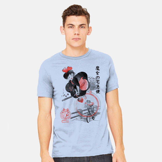 Delivery Service Sumi-e-Mens-Heavyweight-Tee-DrMonekers