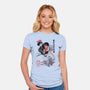 Delivery Service Sumi-e-Womens-Fitted-Tee-DrMonekers