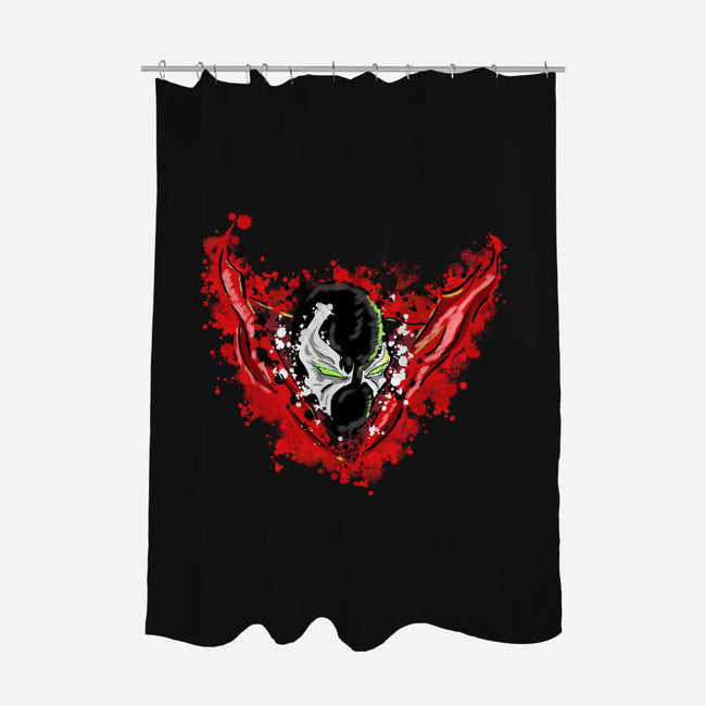Hell Hero-None-Polyester-Shower Curtain-nickzzarto