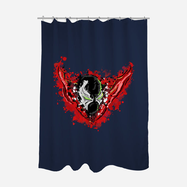 Hell Hero-None-Polyester-Shower Curtain-nickzzarto